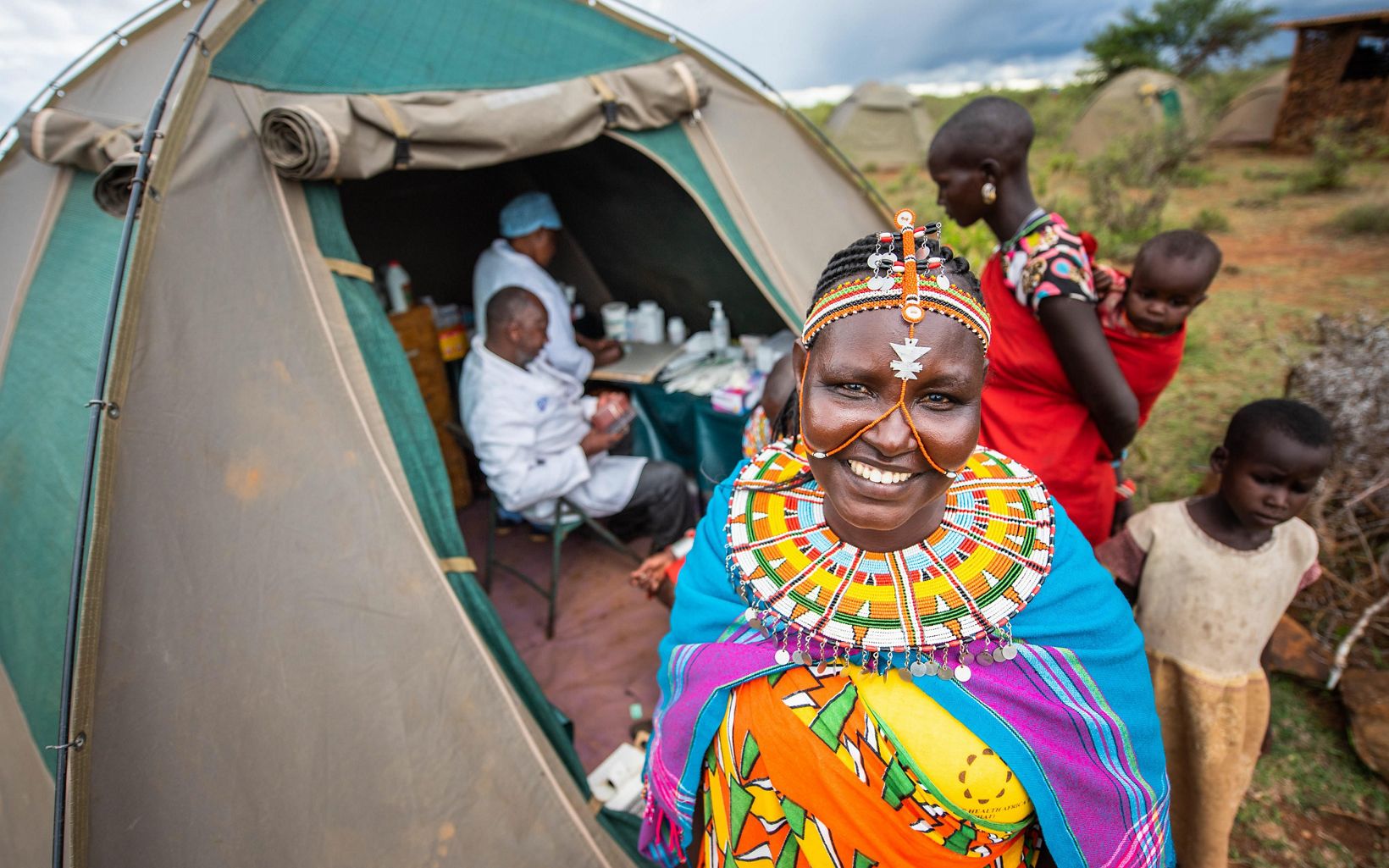 Health Services Susan Lantare works for Communities Health Africa Trust, providing people in rural Kenya with access to voluntary family planning and basic medical services in mobile clinics. © Roshni Lodhia